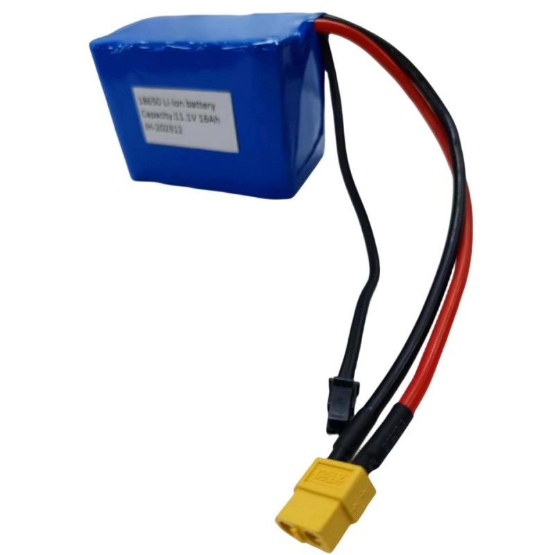 3S5P 18650 Аккумулятор 11,1V 16Ah с разъемом зарядки MX3.0 Разрядка XT60 Женская розетка