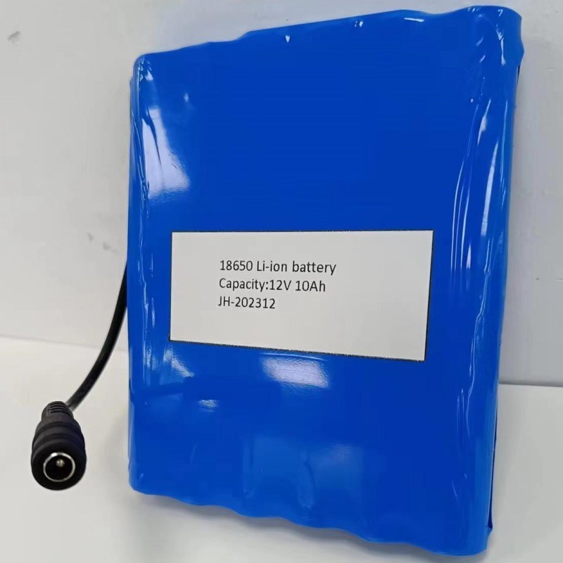 Плоский аккумулятор 12В 10Ач 18650 Литийная батарея 3s4p с Женским разъемом для PVC-нагревателя