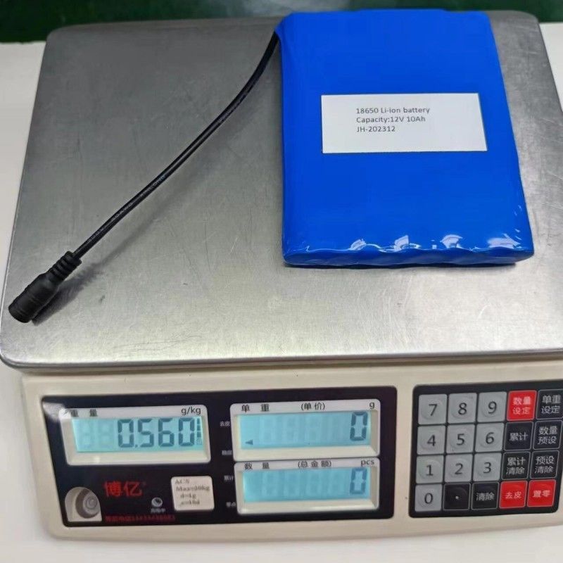 Маленький 18650 аккумулятор 6S2P 22.2V 5Ah с DC 5.5x2.1mm соединителем BMS сверху