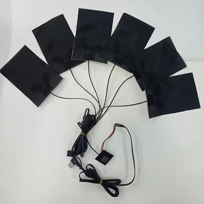 6-в-1 настройка нагреватель для одежды Каждый 10 X 15 см Черный 5V USB с переключателем
