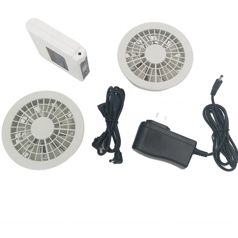PSE вентилятор аккумуляторный набор 7.4V 5200mAh куртка охлаждающий вентилятор набор 4 уровня скорости ветра