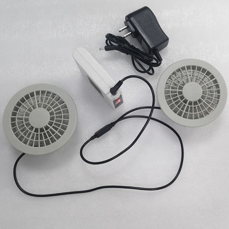 PSE вентилятор аккумуляторный набор 7.4V 5200mAh куртка охлаждающий вентилятор набор 4 уровня скорости ветра