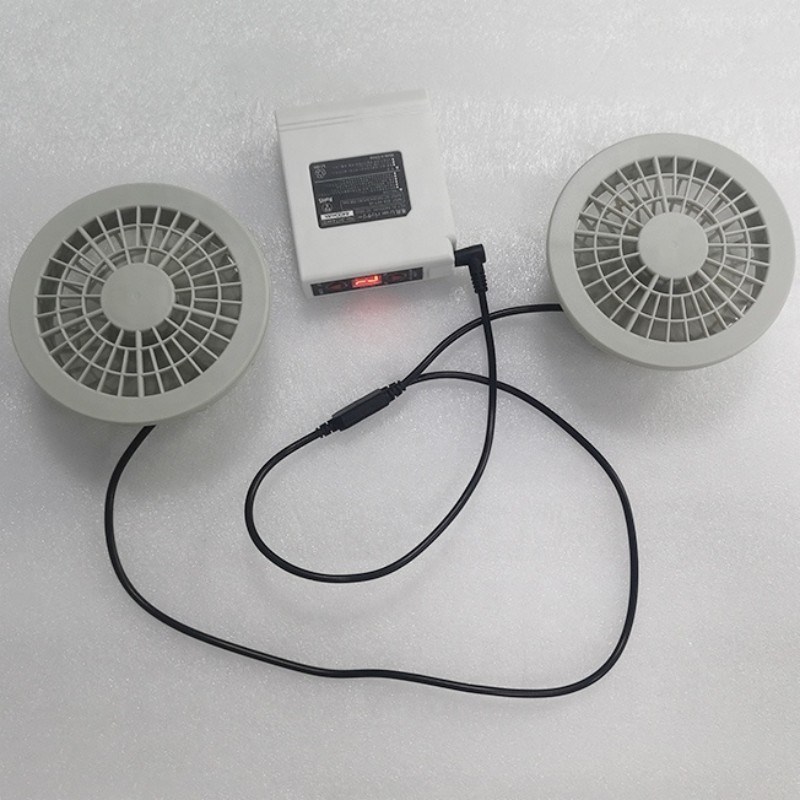 PSE вентилятор аккумуляторный набор 7.4V 5200mAh куртка охлаждающий вентилятор набор 4 уровня скорости ветра