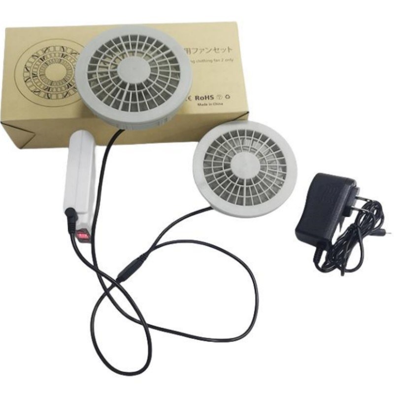 PSE вентилятор аккумуляторный набор 7.4V 5200mAh куртка охлаждающий вентилятор набор 4 уровня скорости ветра