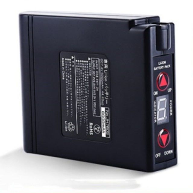 KC 7.4V 5200mAh Нагретая одежда Аккумулятор вентилятор пиджак аккумулятор с переключателем включения/выключения и понижения температуры