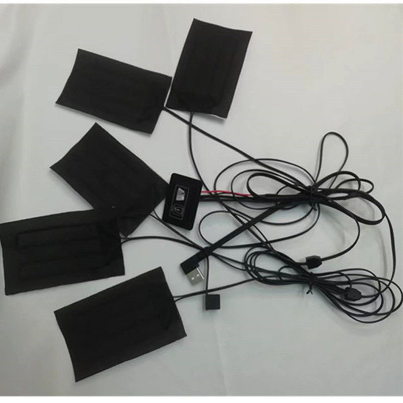 Покрывало одежда нагревательные подушки 5 штук каждый 7x11 см 5 в одном 5В USB нагревательная подушка для жилета