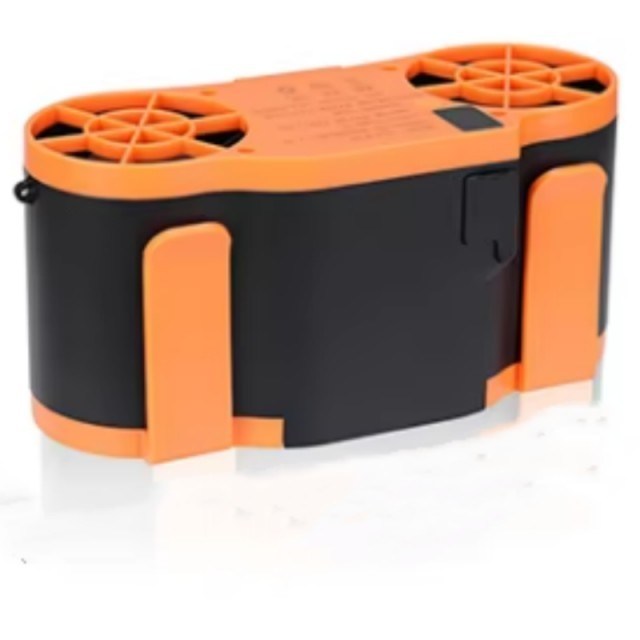 Портативный поясной вентилятор с аккумулятором 20000 мАч, 6 уровней регулировки скорости и функцией Power Bank