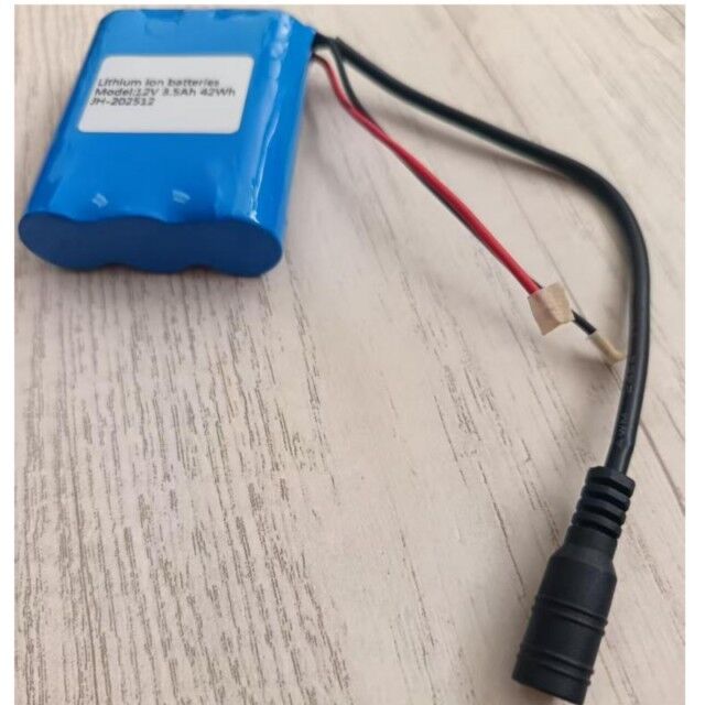 Батарейки на заказ 11,1V 12V Пакет 18650 3s1p 12V 3,5Ah Батарея с постоянным током для светодиодного светодиода